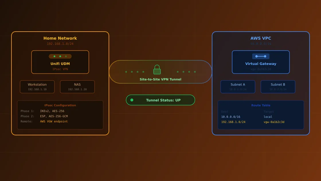 How to set up AWS Site-to-Site VPN with Unifi UDM 🔒